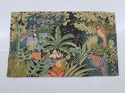 #ad Vintage French Verdure Birds Scene Wall Hanging Tapestry 116x72cm GBP 185.00
