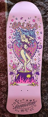 #ad SALBA Santa Cruz Witch Doctor Reissue Skateboard SKATE Deck Light Pink ALBA $205.00