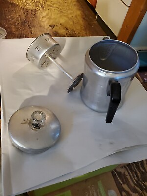 #ad Vintage Century Aluminum Ware Coffee Pot Percolator 7 Cup $17.00