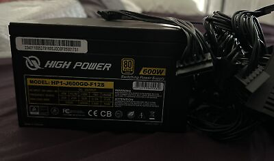 #ad power supply 600w 80 plus gold $40.00