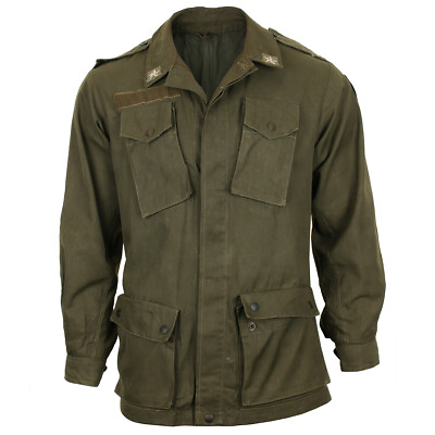 #ad Original Italian Field Jacket Issued Men#x27;s Work Outdoor Jacket Olive Drab GBP 17.45