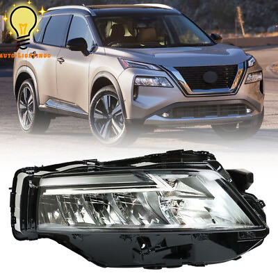 #ad Chrome LED Right Side Headlight Headlamp Assy For Nissan Rogue SL SV 2021 2023 $166.71