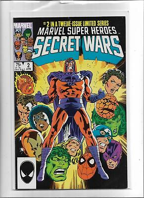 #ad MARVEL SUPER HEROES SECRET WARS #2 1984 NEAR MINT 9.4 3373 MAGNETO $17.95