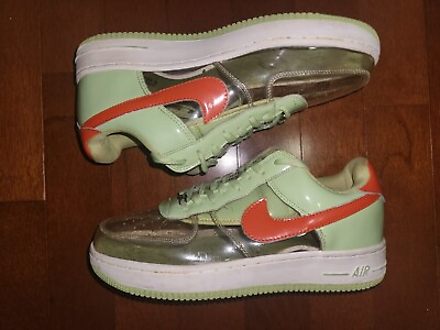 #ad Nike Air Force 1 Low Clear Transparent Invisible Patent Leather Mens US Shoes 10 $68.00