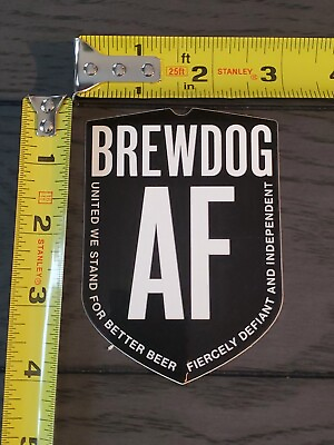 #ad BREWDOG Brewing Co Vinyl Sticker NEW Craft Beer Brew Brewery Logo Decal $3.95