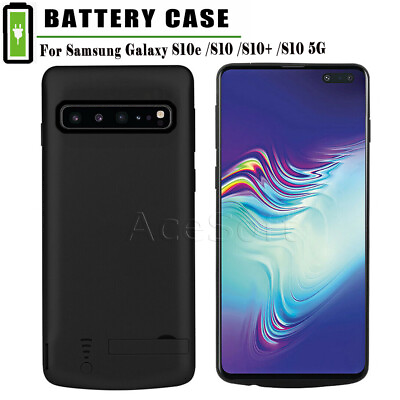#ad Fit Samsung Galaxy S10 Plus S10e Portable Extend Power Bank Battery Charger Case $58.67