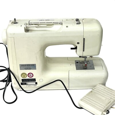 #ad Janome New Home My Excel 4123 Sewing Machine with Case and Foot Control Unit $99.97