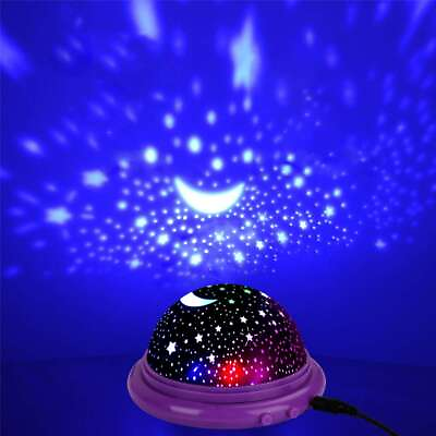 #ad LED Galaxy Projector Starry Night Light Moon Star Sky Nebula Projection Lamp NEW $8.49