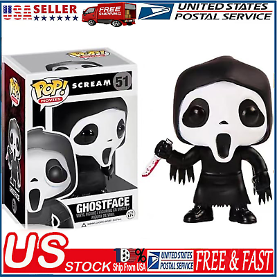 #ad Funko Pop Scream 51# Ghost Face Exclusive Vinyl Action Figures Model Toys Gifts $25.99