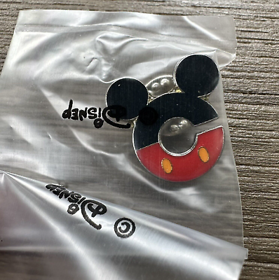 #ad New Club Disney Mickey Mouse Head Icon Shorts Letter C Disney Pin 1quot; New Package $5.00