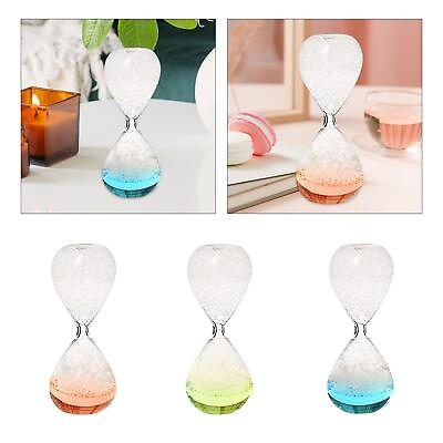 #ad Bubble Singing Hourglass Durable Liquid Motion Timer Glass Liquid Table $9.99