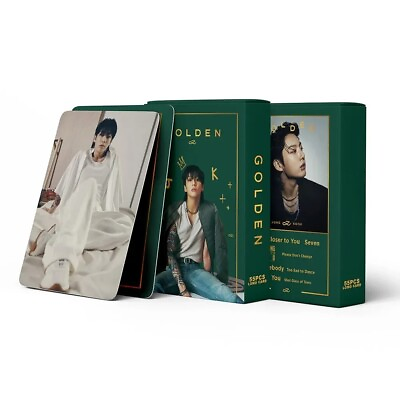 #ad KPOP BTS JK New Album GOLDEN Photo Cards Album Newly JUNG KOOK Fans Gift 2023 $13.90