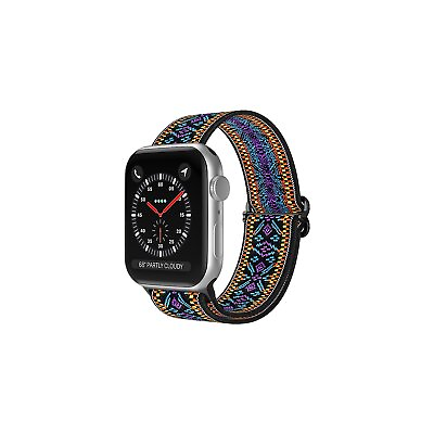 #ad Worryfree Gadgets Nylon Loop Sports Wristband for Apple Watch Blue Purple $22.20
