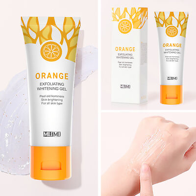 #ad Orange Exfoliating Whitening Gel Scrub For Face Body Brightening Lightening Skin $7.99