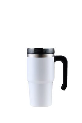 #ad 20 oz Stainless Steel Tumbler with Handle Metal Insulated Coffee Travel Mug $18.48