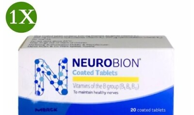 #ad 1X Neurobion Vitamin B1 B6 B12 Nerve Relief Numbness amp; Tingling 20 Tablets $27.00