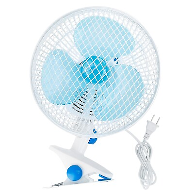#ad 8.6quot; Portable Desk Fan Oscillating Fans Mini Clip Fan Stroller Cooling Fan Quiet $26.03