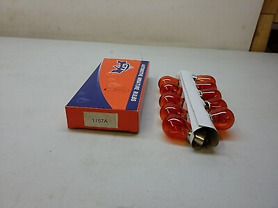 #ad 1157A G77 Automotive Amber Miniature Bulbs Quantity Of 10 Bulbs $10.97