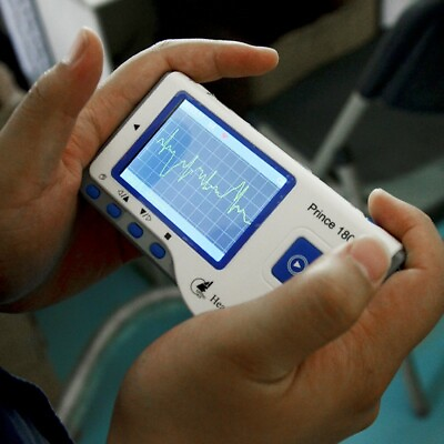 #ad Heal Force 180B Handheld Easy ECG EKG Portable Heart Rate Monitor Sensor USB $90.99