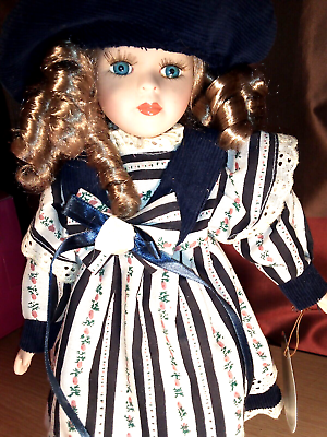 #ad Porcelain Doll 179 quot;Veronica quot; 13 quot; 33 cm .Doll of Distingtion Collection GBP 12.00
