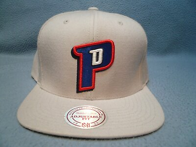 #ad Mitchell amp; Ness Detroit Pistons Solid BRAND NEW Snapback cap hat NBA $27.50