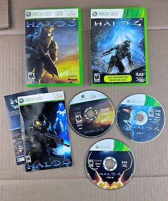 #ad Halo 3 amp; Halo 4 Video Games for Microsoft Xbox 360 Tested $13.77