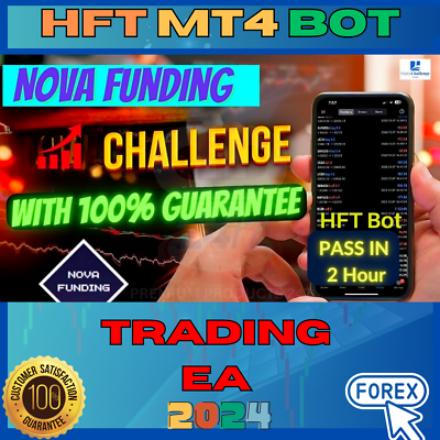 #ad HFT Bot for Nova Funding FastForexFunding Fast Pass MT4 Unlimited Version $99.99