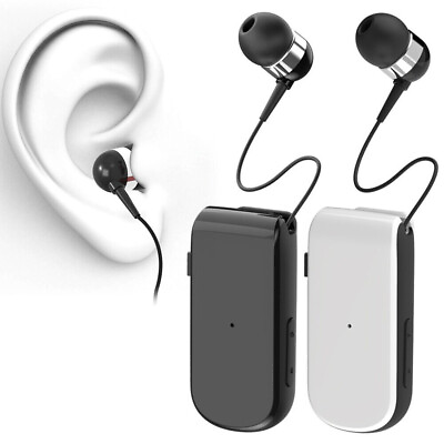 #ad Wireless Bluetooth Headset Sports Earphone with Clip Earpieces for Android iOS $15.97
