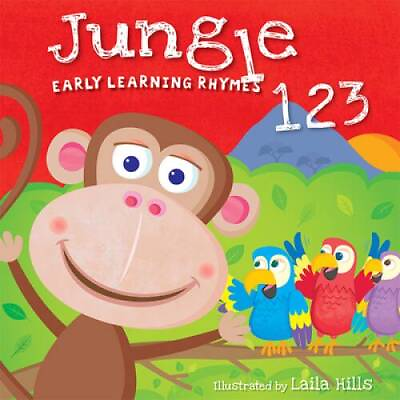#ad Early Learning Rhymes: Jungle 123 Witty Catchy Rhymes and Cheerful Illust GOOD $3.87