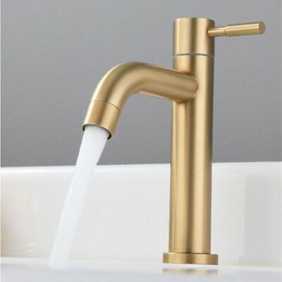 #ad Water Tap With Mixer Hot Cold Water Tap Basin Faucet Bathroom Long Or Short Tube $73.59