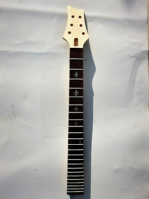 #ad New Guitar Neck 24.75inch Mahogany 24Fret Rosewood Fretboard Nice Inlay Bolt on $59.90