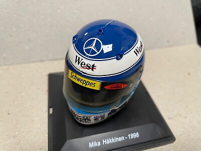 #ad Calcas casco Mika Hakkinen 1998 escala 1:5 EUR 9.99