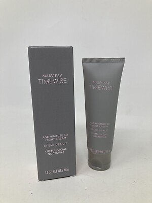 #ad Mary Kay Timewise Age Minimize 3D Night Cream 1.7 Oz : Combination Oily Skin $14.39