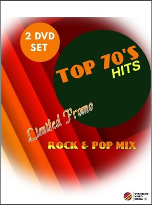 #ad 70#x27;s Rock amp; Pop Music Videos 2 DVD#x27;s 100 Hits $23.99