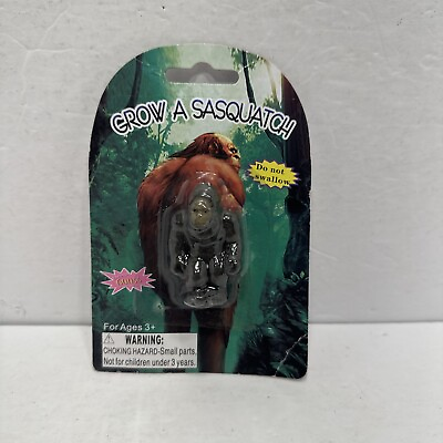 #ad New Grow a Sasquatch Bigfoot Novelty item Expands 600% New in Package Lt Brown $6.00