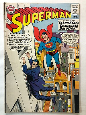 #ad Superman #174 January 1965 Vintage Silver Age DC Comics Collectable Nice $52.25