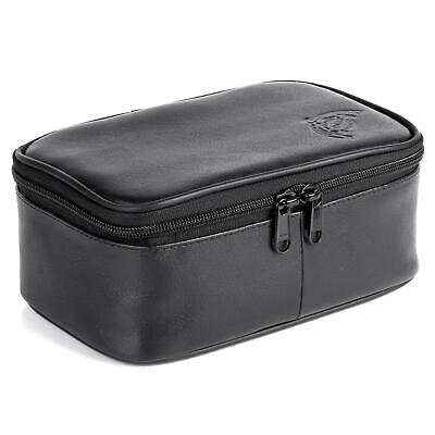 #ad Dopp Leather Business Class Travel Express Mini Top Zip Kit Toiletry Bag Bla $75.00