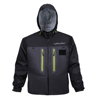 #ad Waterproof Breathable Fly Fishing Clothes Wader Jacket Wading Clothing $65.69
