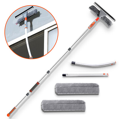 #ad 61quot; Window Squeegee Cleaner Home Car Glass Cleaning Tool Extendable Metal Handle $28.88