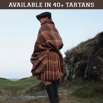 #ad Men#x27;s Great Kilt 16th Century Traditional Scottish Vintage Tartan Great Kilts $99.00