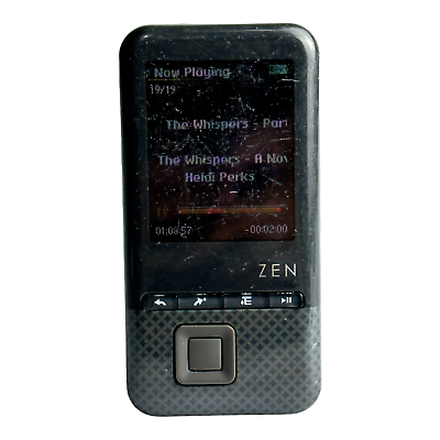 #ad USED Creative Zen Style 100 4 GB MP3 and Video Player Dark Gray NO ACCESSORIES $39.99