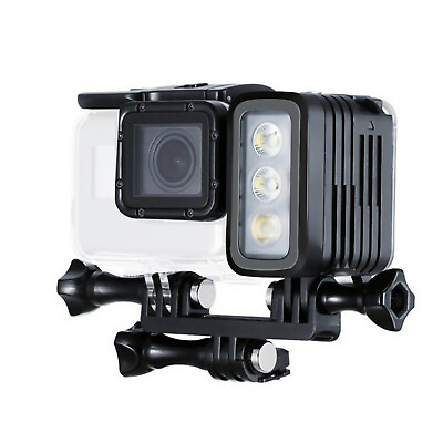 #ad 30M Waterproof Diving LED Light Flash Lamp For GoPro Hero 10 8 9 7 6 5 Camera $35.19