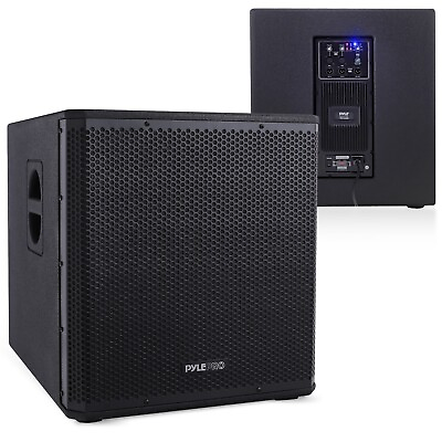 #ad Pyle 15quot; 3000W Active Powered Subwoofer Box System with Professional Design $444.99