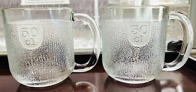 #ad Arabia Krouvi Beer Glass Mug 50 CL Finland 20 OZ Barware Mid Mod Littala Set 2 $59.99