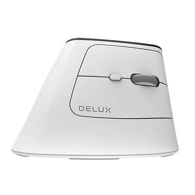 #ad Wireless Ergonomic Mouse Delux MV6 DB BT2.4G white $51.44