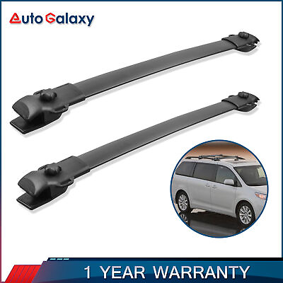 #ad Set 2 Cross Bars Luggage Carrier Roof Rack Rail For 2011 2020 Toyota Sienna $51.89