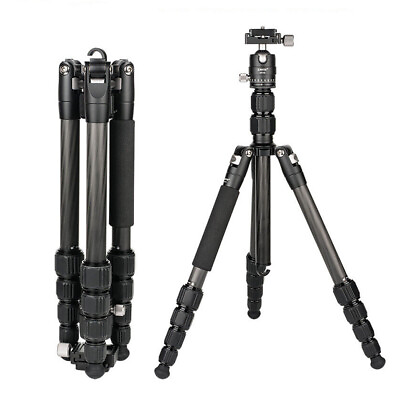 #ad Travel Lightweight Carbon Fiber Professional Tripod with Ball Head for DSLR GBP 91.00