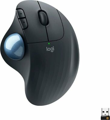#ad Logitech M575 ERGO Wireless Ergonomic Trackball Mouse PC amp; MAC Black 910 005869 $26.95