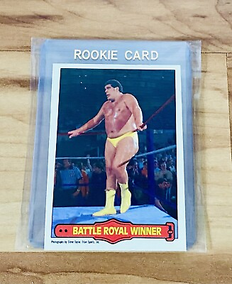 #ad Andre The Giant Rookie 1985 O Pee Chee WWF Wrestling Card #73 Rare 🌟NM $17.88