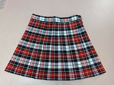 #ad American apparel plaid tennis skirt RSAPW301W Red Plaid small or xsmall $12.00